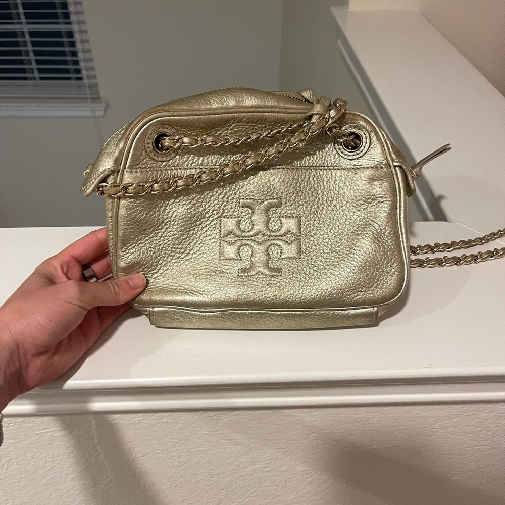 Tory Burch Gold Crossbody